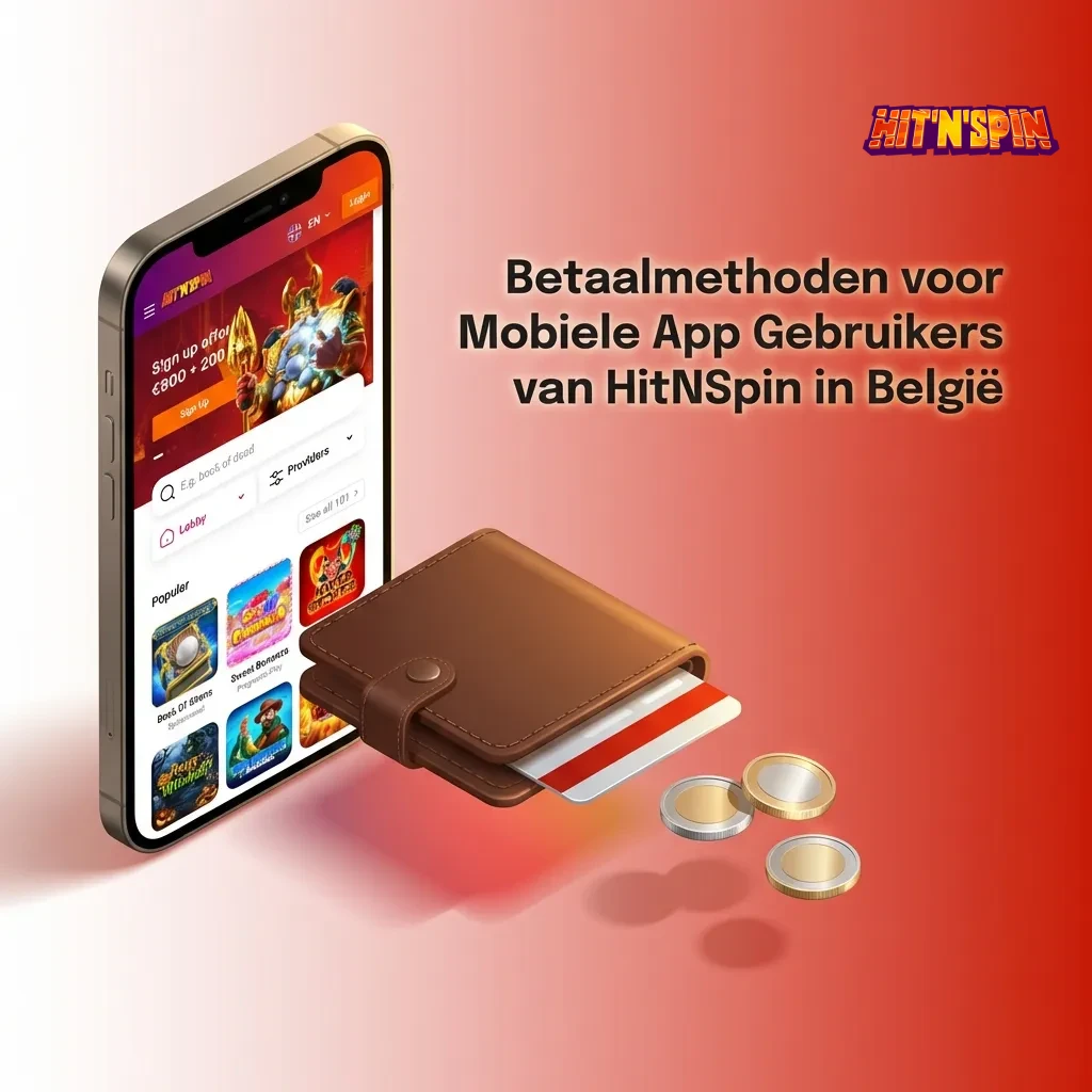 HitNSpin België mobiele app betaalmethoden inclusief Bancontact, Visa, Mastercard, e-wallets en cryptocurrency opties