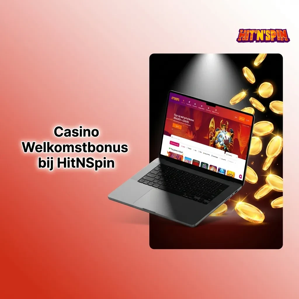 HitNSpin Casino welcome bonus: €800 + 200 free spins over 4 deposits for Belgian players with 40x wagering requirements