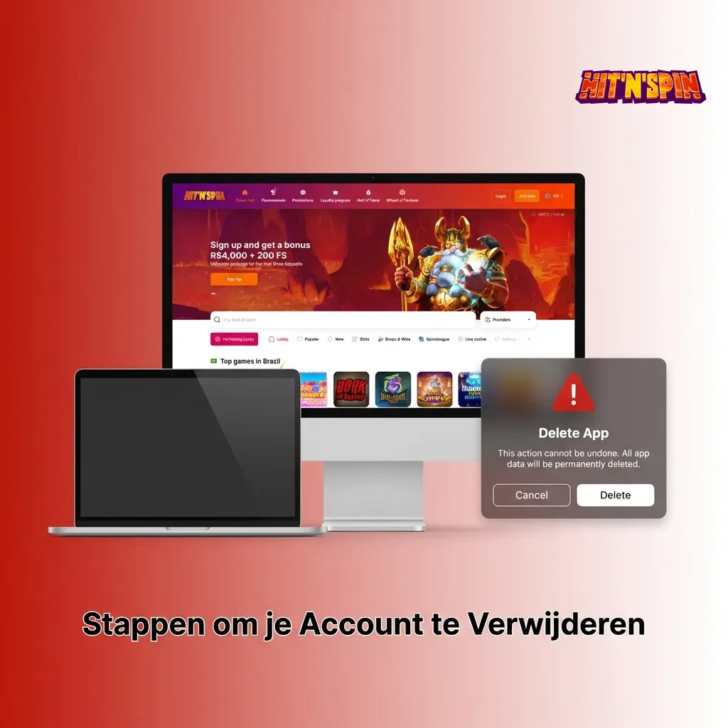 Stappen om online gokaccount te verwijderen via profielinstellingen en bevestigingsprocedure