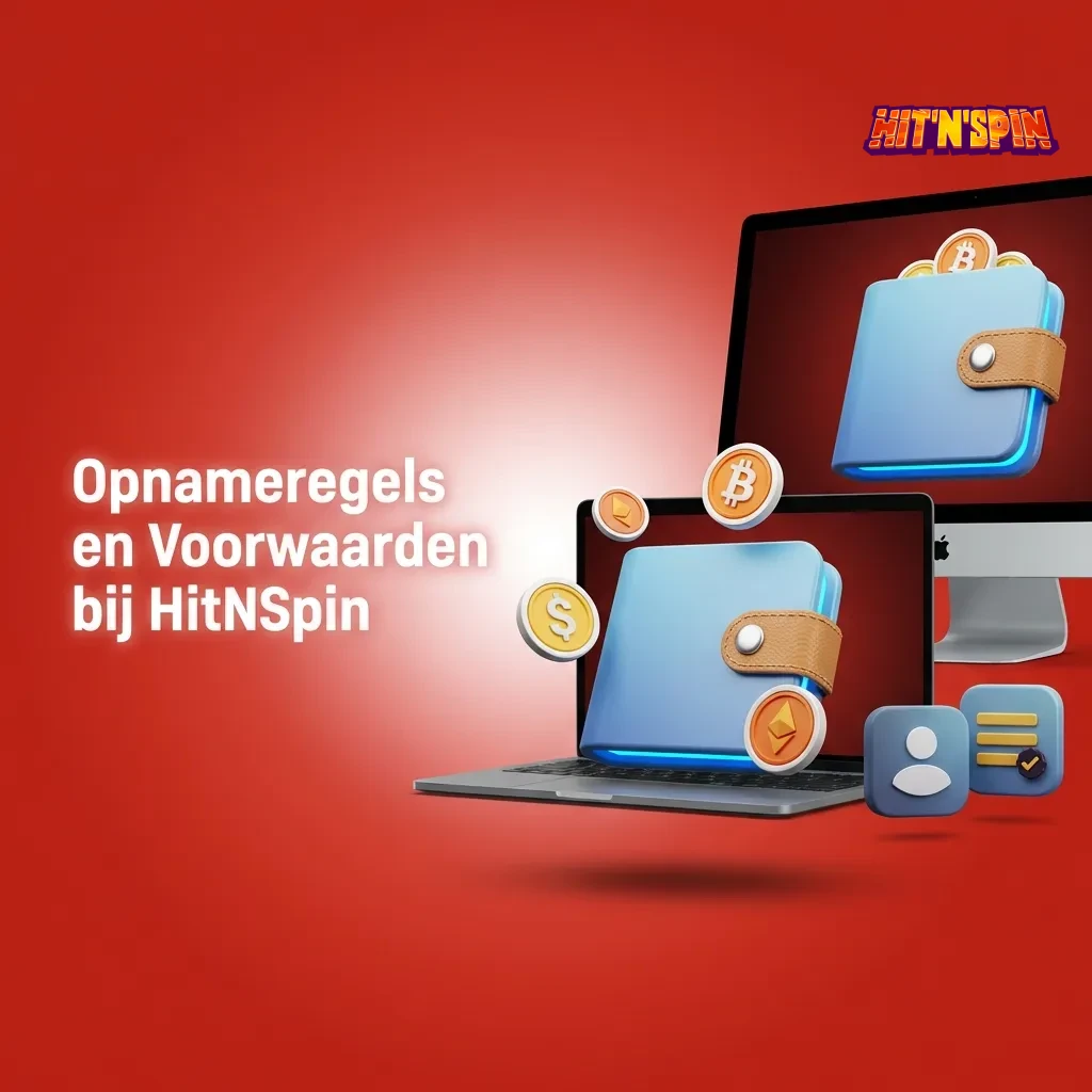 HitNSpin withdrawal rules and conditions for Belgian players, including verification, payment methods, and processing times