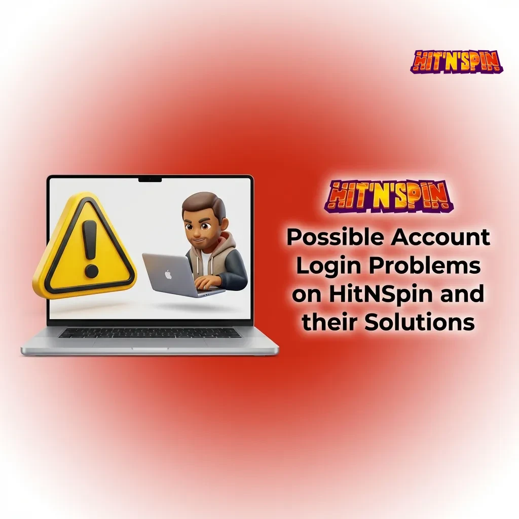 Table showing common HitNSpin login problems like wrong credentials, blocked accounts, and their step-by-step solutions