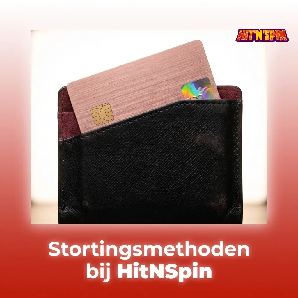 Uitleg van het stortingsproces bij HitNSpin met opties zoals creditcard, e-wallet en bankoverschrijving.